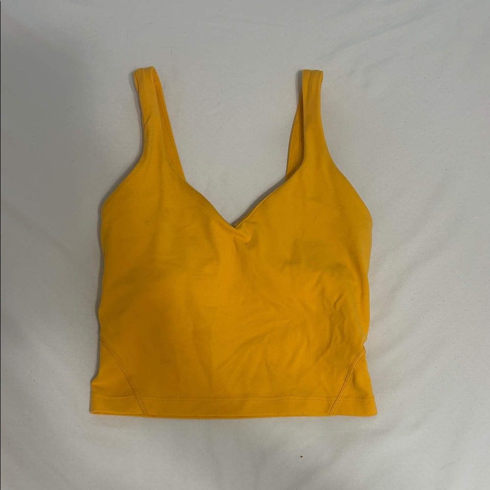 Women's orange lululemon align tank